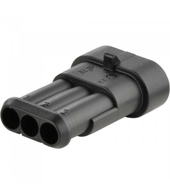 Conector cablu Superseal 1.5 tata mufa 3 pini IP67 TE Connectivity foto