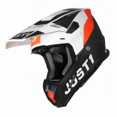 Casca motocross/atv JUST1 J22 Adrenaline, culoare carbon/portocaliu, marime M Cod Produs: MX_NEW 6060220251003M