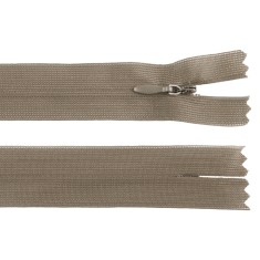 Fermoar ascuns nedetasabil Crisalida, lungime 50 cm Maro bronz