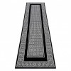 Modern GLOSS covor, traversa 6776 85 stilat, cadru, grecesc negru / fildeş, 80x250 cm, Dreptunghi, Polipropilena