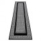 Modern GLOSS covor, traversa 6776 85 stilat, cadru, grecesc negru / fildeş, 80x250 cm