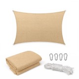 Leziter Rana soare naviga dreptunghiular 3x4 m bej