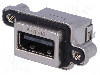 Conector USB A, in&amp;#351;urubare, pt. montare pe panou, AMPHENOL - MUSBR-A511-40