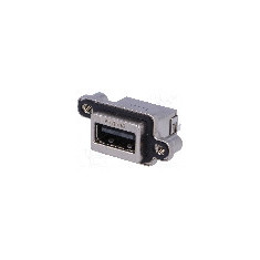 Conector USB A, in&#351;urubare, pt. montare pe panou, AMPHENOL - MUSBR-A511-40