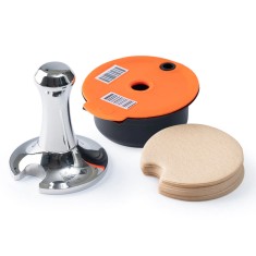 Kit capsula cafea Bosch Tassimo, Premium Deluxe, reincarcabila/lavabila foto