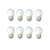 Set 8 Becuri Drimus Led E27 Lumina Calda 4W DLF 3040