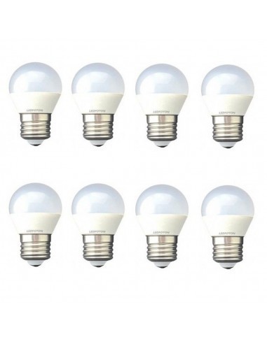 Set 8 Becuri Drimus Led E27 Lumina Calda 4W DLF 3040