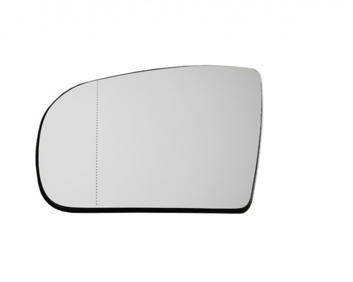 Geam oglinda Mercedes Clasa E (W210) 2000-2002 partea stanga BestAutoVest crom asferica cu incalzire