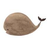 Cumpara ieftin Figurina Balena lemn maro 26x7x14 cm