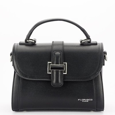 Geanta casual neagra FLORACo F8538 11 foto