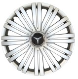 Capace Roti Mercedes-Benz R15 Gri Negru ABS Compatibil Universal 15/16 Inch