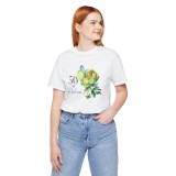 Tricou Dama, Aniversar 50 ani, marimea M, alb
