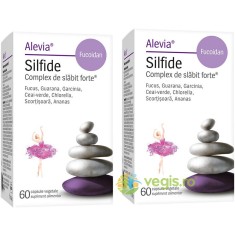 Pachet Silfide Complex de Slabit Forte Plus Fucoidan 60cps+60cps