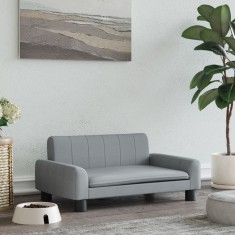 Gossi pat de caini, gri deschis, 70x45x30 cm, material textil