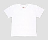 Tricou alb din bumbac pentru copii (Marime Disponibila: 7 ani)