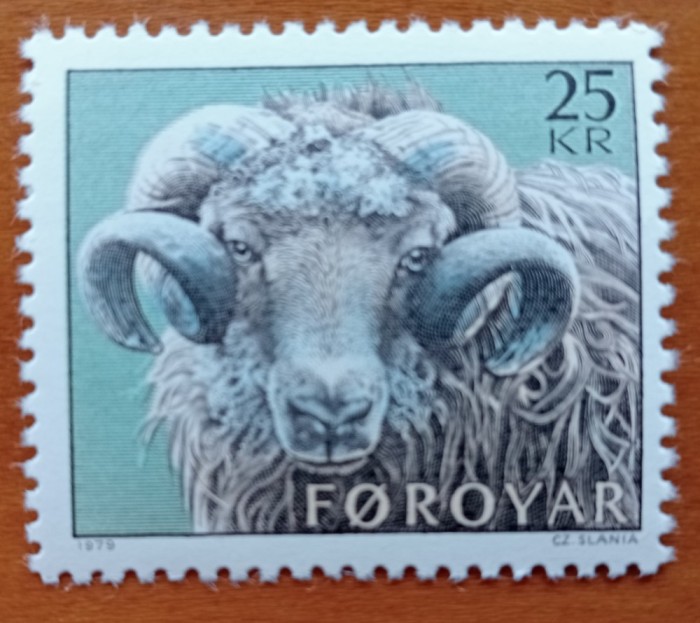 FEROE/FEROYAR-&#039;&#039;FAUNA-BERBECUL de RASA&#039;&#039;-SERIE 1V.- -MNH NESTAMP. -vezi scan