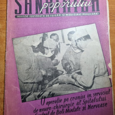 sanatatea poporului 15 aprilie 1948-revista ilustrata de medicina populara