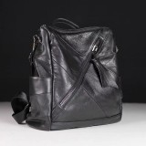 Rucsac dama, Elarin GT3642, piele naturala, Negru