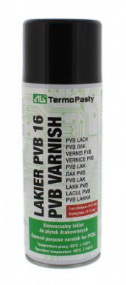 Spray lac izolator pentru circuite imprimate PVB16 400ml TermoPasty foto