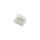 Clema sir de capat 3 poli 1.5 mm&sup2;, 10A, 500V, transparenta Leader