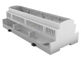 Carcasă pentru șină DIN gri 91x213x62mm 12 module