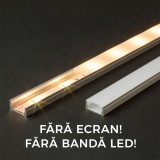 Cumpara ieftin Profil U din aluminiu pt. benzi LED 1000x17x8mm