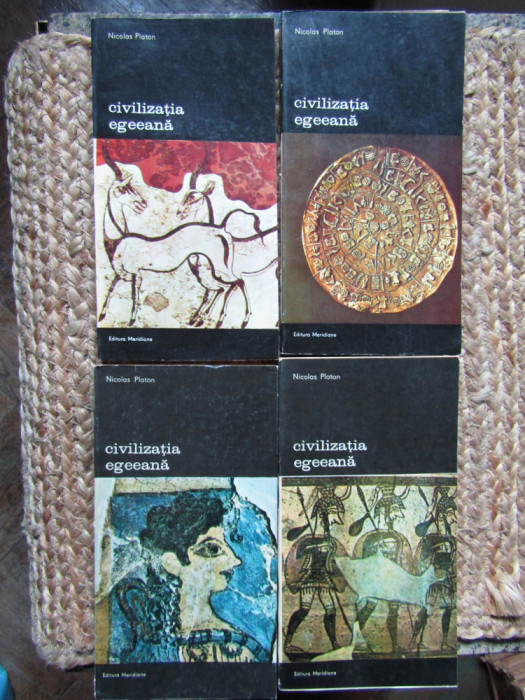 Civilizatia egeeana - Nicolas Platon 4 volume