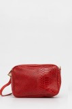 Answear Lab poseta de piele culoarea albastru marin