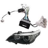 Cablaj far stanga pentru BMW Seria 5 E60, E61 cu Facelift fara AFS (2007 - 2010) - E6001 Left