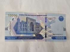 Uzbekistan 10 000 Som 2021 Noua foto