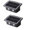 Set 2x Lampa Bidirectionala Solara MRG M929, Multicolora, 4 Lupe, Senzor Lumina C929