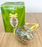 Ou - decoratiune Pasti / Primavara - Hutschenreuther - cutier originala - 2007 - cristal