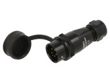 Mufă SA16 tată 5 PIN IP67 5-8mm 5A 500V