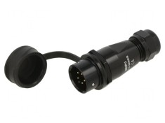 Mufă SA16 tată 5 PIN IP67 5-8mm 5A 500V