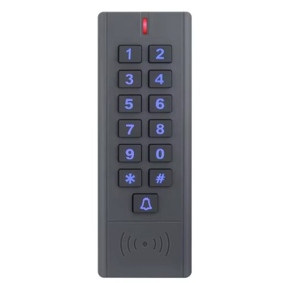 Tastatura control acces RFID 125kHz cu tastatura PIN, IP67, 3000 utilizatori, standalone foto