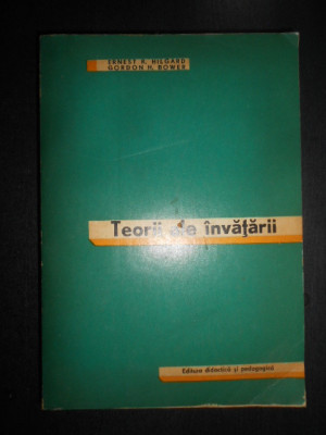 Ernest R. Hilgard, Gordon H. Bower - Teorii ale invatarii (1974) foto