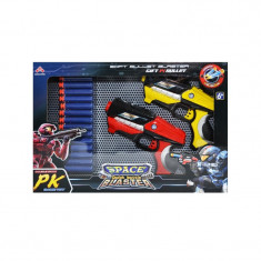 Set arme - 2 pistoale blaster + 14 ventuze foto