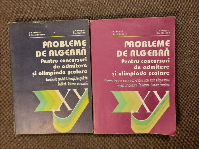 PROBLEME DE ALGEBRA PENTRU CONCURSURI SI OLIMPIADE GHEORGHE ANDREI/CUCUREZEANU