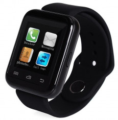 Smartwatch iUni U900i Plus, Bluetooth, LCD 1.44 Inch, Negru foto