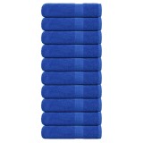 Gossi prosoape de dus, frogn, 10 buc., albastru, 70x140 cm, 360 g/m2