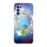 Husa compatibila cu Oppo A72 model Utopia earth, Silicon, TPU, Viceversa, Transparent, Carcasa