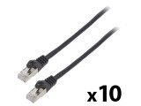 Cablul Patch F/UTP 6 litat CCA PVC negru 1,5m 26AWG