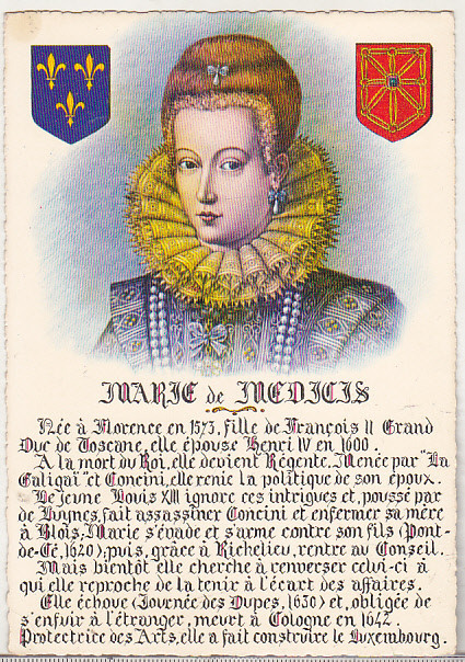 bnk cp Franta - Maria de Medici - necirculata