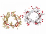 Set 2 coronite Craciun 20 cm