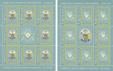 |Romania, LP 1883/2010, Marea Loja Masonica din Romania, minicoala 8t.+1v., MNH, Nestampilat