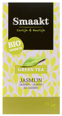 Ceai verde cu iasomie bio 20 plicuri Smaakt foto