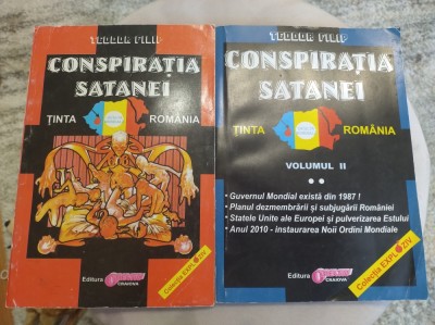 Conspirația Satanei- 2 volume. Teodor Filip. Ed. Obiectiv foto