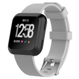 Cumpara ieftin Curea Bratara Edman pentru Fitbit Versa / Versa 2, marimea L, Gri