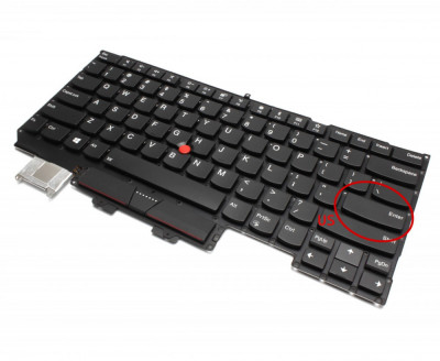 Tastatura Laptop, Lenovo, X1 Carbon, Gen 6, 2018, iluminata, layout us foto