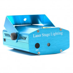 Laser pentru petreceri cu raspuns pe muzica, 2 diode foto